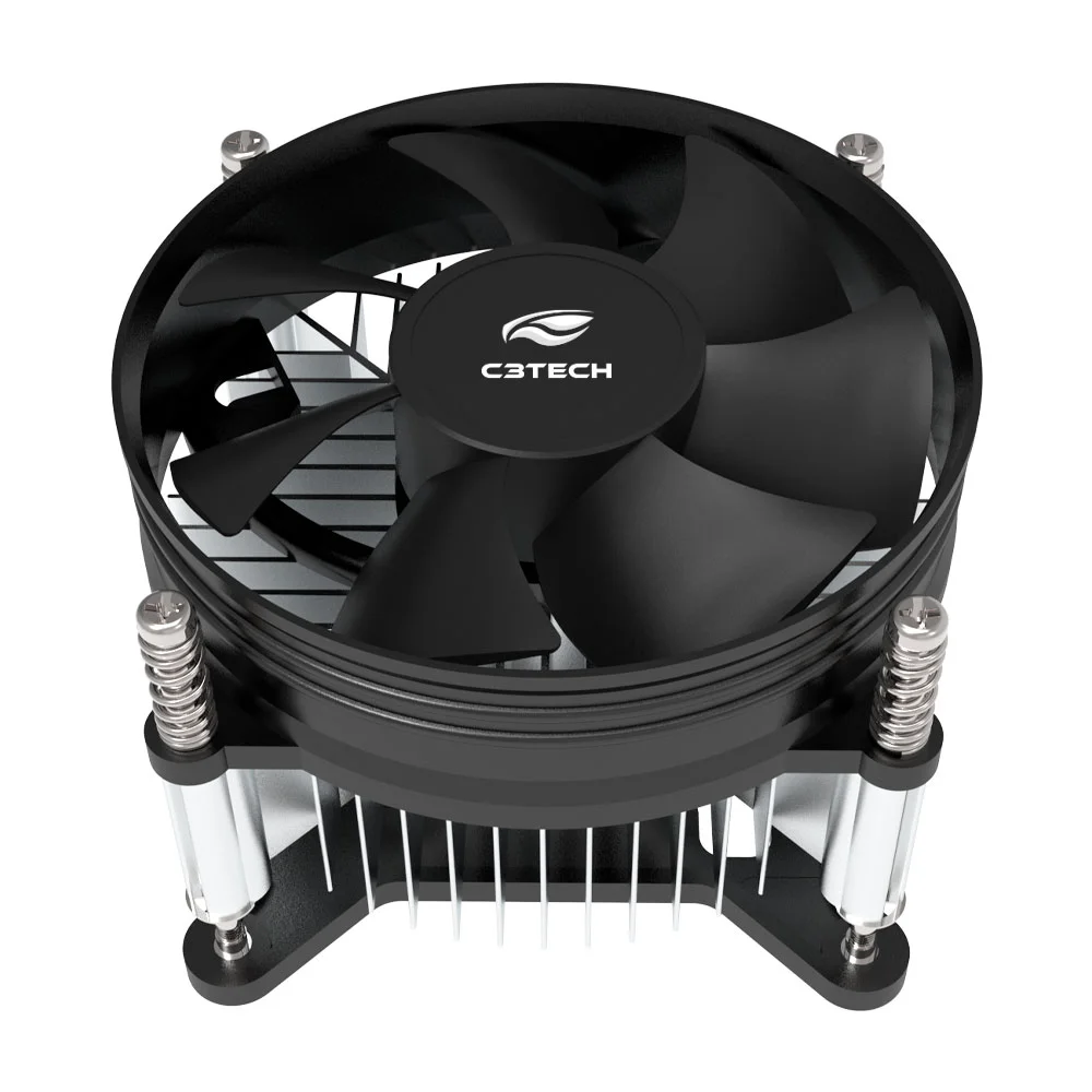 Imagem 2 de 5 do produto Cooler C3tech Para Processador Intel 115x/1200/1366 Gaming Fc-20bk