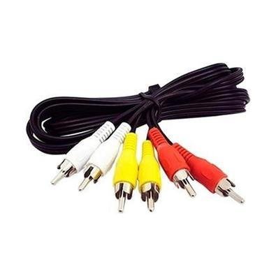 Cabo Rca Audio E Video 3+3 1,8 Metrosniquelado