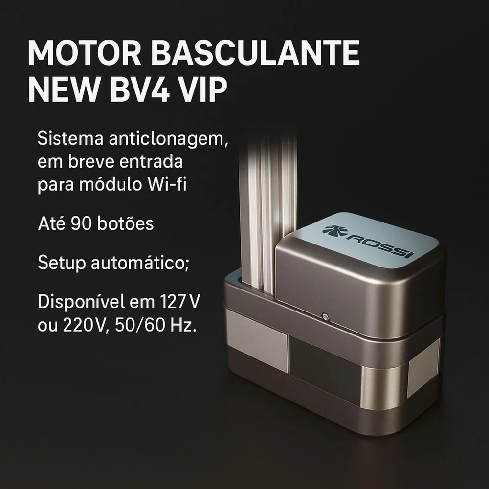 Imagem 3 de 4 do produto Motor Basculante New Bv4 Vip 1,50 Equiv. 1,25m 18096/18033