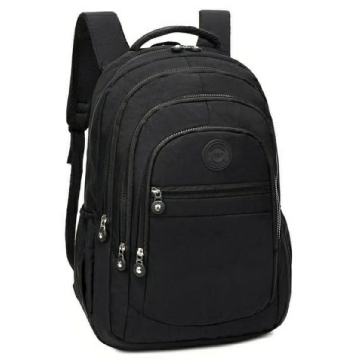 Mochila Feminina Escolar Casual Dia A Dia Bolsa Grande Espaço Notebook Faculdade Cor Preto