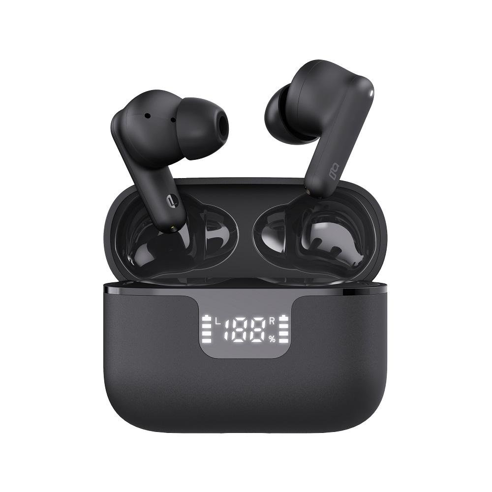 Fone De Ouvido Geonav Tws Harmonywave Intra-auricular Com Cancelamento Ativo De Ruído Preto - Aer15.