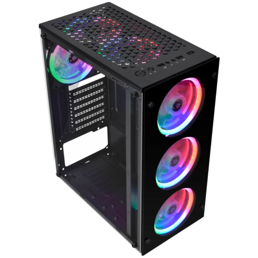 Imagem 4 de 5 do produto Gabinete Gamer Kmex Cg-a1tp LED RGB