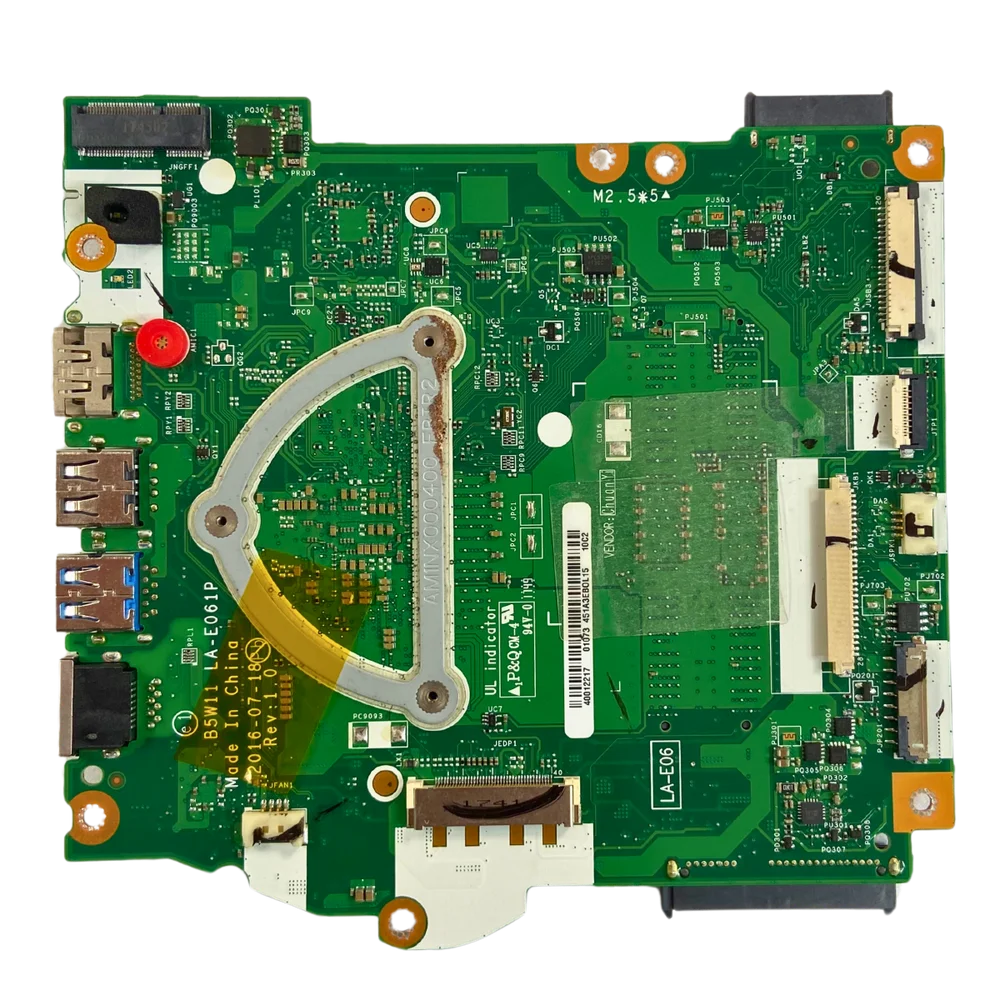 Placa Mãe Acer La-e061p Rev 1.0 Core™ i3-6006u Sucata 5
