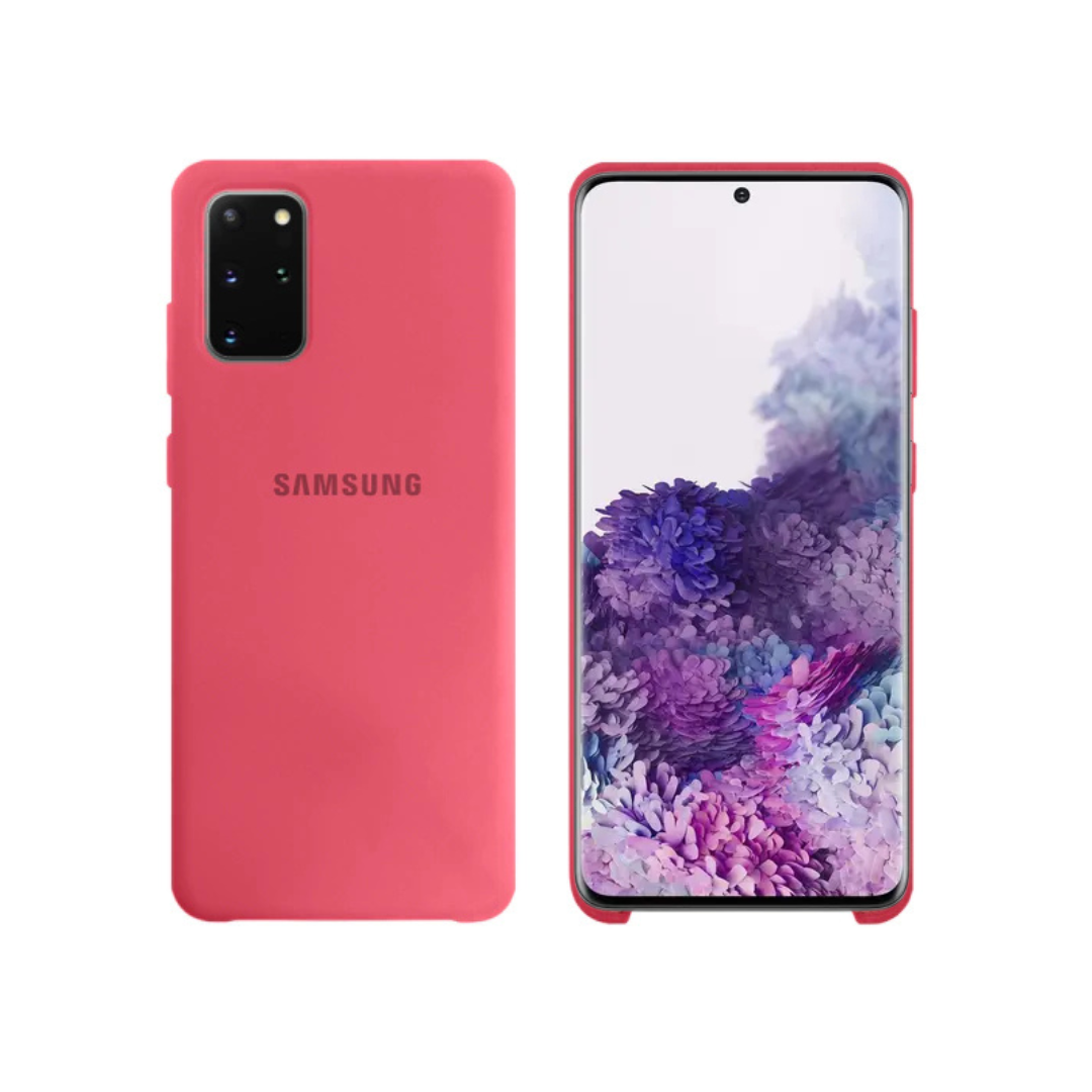 Capa Capinha Case Silicone Premium Aveludada Logo Anti Impacto Samsung Galaxy S20 Plus
