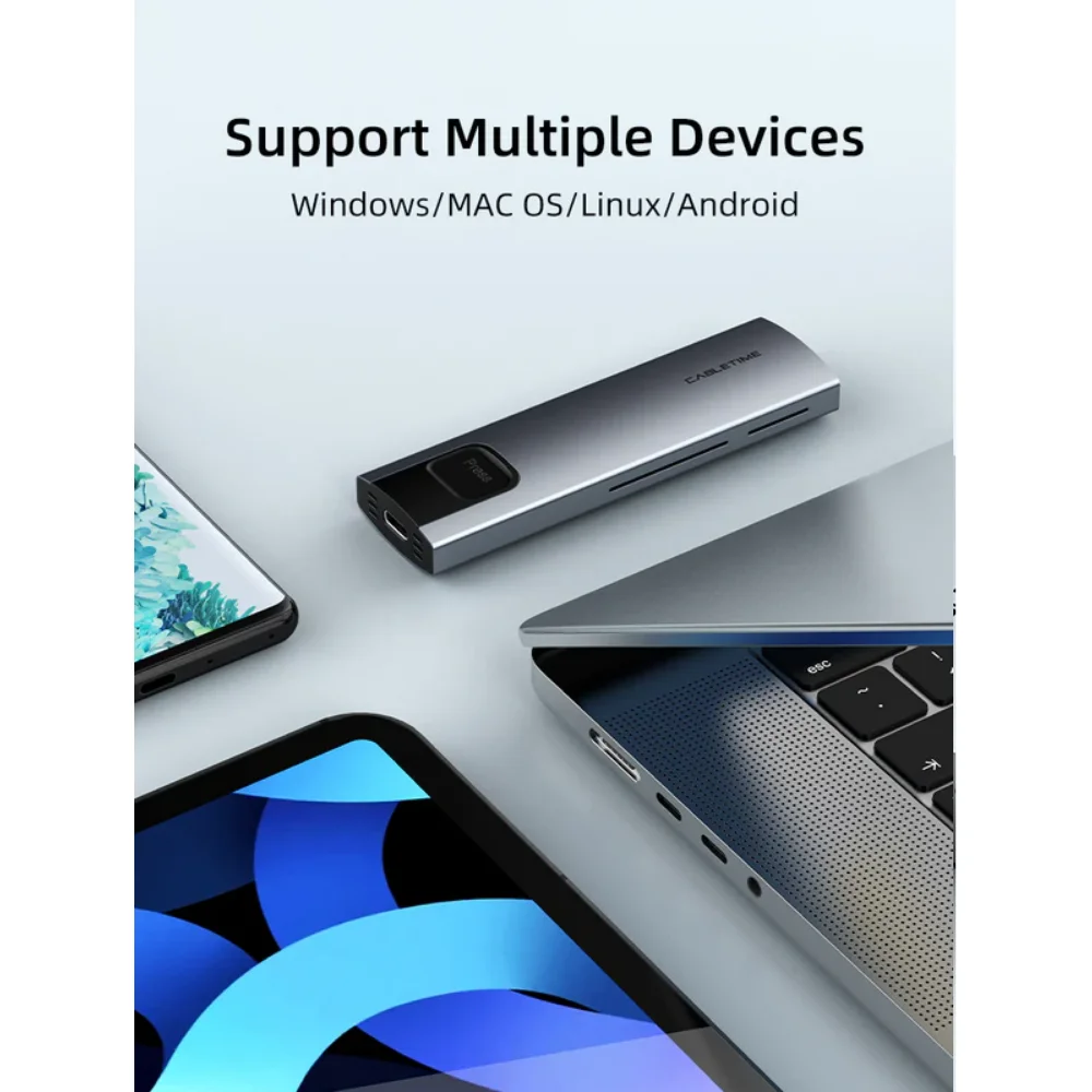 Adaptador Cabletime Usb-c - SSD Adaptador Cabletime Usb-c - SSD