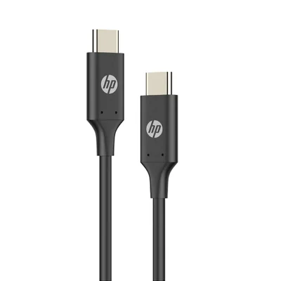 Cabo Usb-c Para Usb-c, ( Tipo C-tipo C ) Hp, Com Pd, Preto, 1metro - Dhc-tc107.