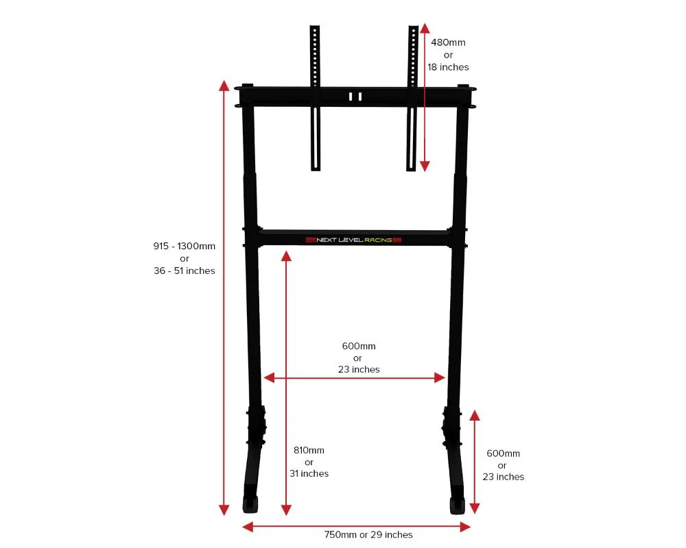Imagem 2 de 4 do produto Suporte Next Level Racing Ajustável Para Monitores E Tv