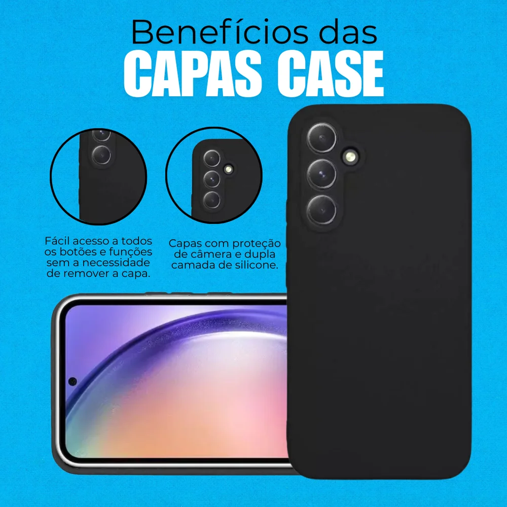 Imagem 4 de 5 do produto Capa Capinha Case Silicone Aveludada Premium Samsung A10.