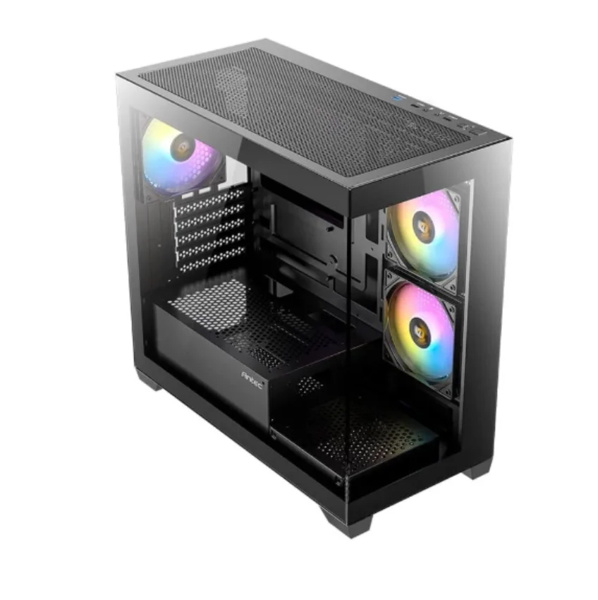 Imagem 3 de 5 do produto Gabinete Gamer Antec Cx300m RGB Basic Lateral De Vidro Temperado 4mm Micro-atx/itx Com 3 Fans RGB 12.