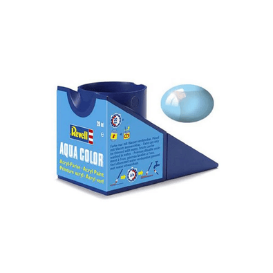 Tinta Plastimodelismo Azul Claro - 18ml Revell Aqua Color Rev 36752