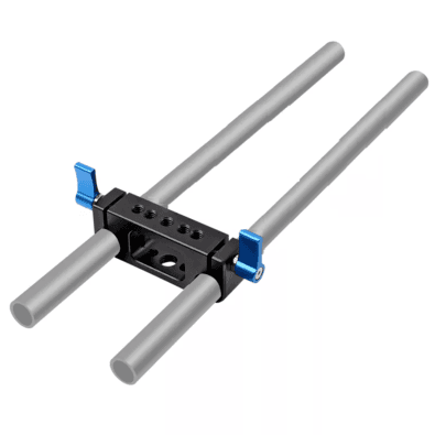 Braçadeira De Haste Dupla Mamen Z3 Rod Lws 15mm Para Trilho