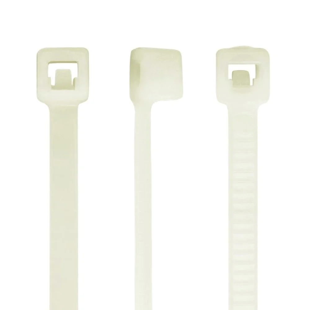 Imagem 4 de 5 do produto Abraçadeira De Nylon Branco Enforca 50 Uni Cinta Plastica Organizacao 370mm X 7mm
