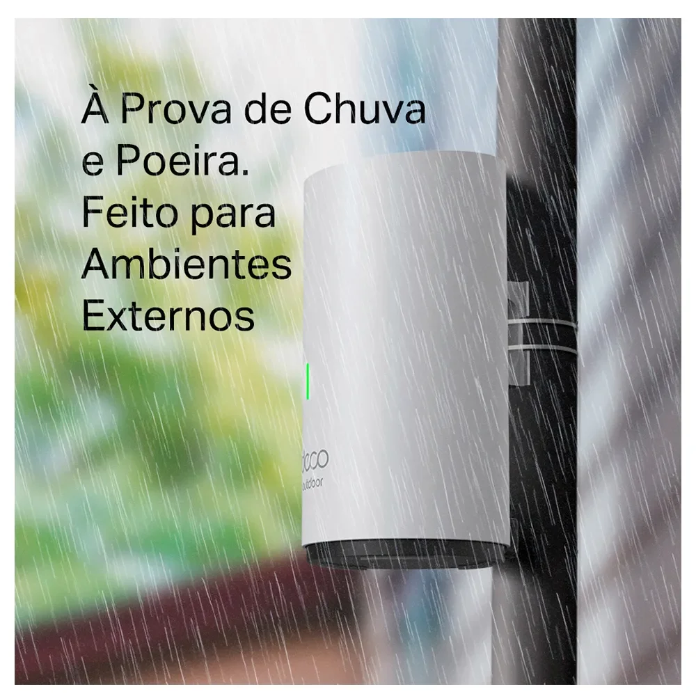 Imagem 2 de 5 do produto Roteador Tp-Link Mesh Deco X50 Outdoor, Wi-Fi 6 Gigabit, Ax3000, Dual-Band - 1 Unidade
