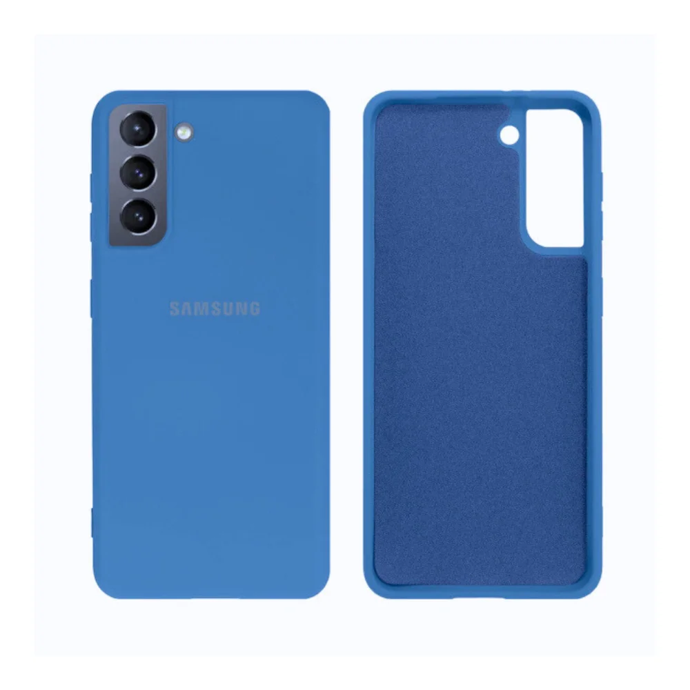 Imagem 4 de 5 do produto Capa Capinha Case Silicone Aveludado Premium Compatível Samsung Galaxy S21.