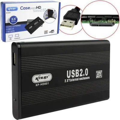 Case 2.5 Hd Sata Usb 2.0 Para PC E Notebook Kp-hd001