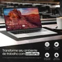 Mouse Pad Notebook Pequeno Sintético Antiderrapante Setup De Trabalho Escritório Cor Chumbo
