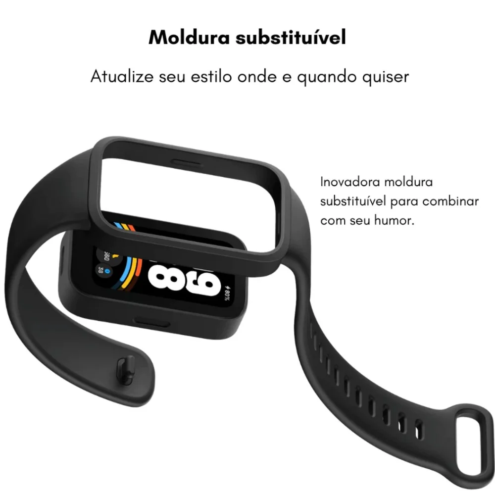 Xiaomi Smartwatch Smart Band 9 Active Global 1.47 Tela 60Hz 18 Dias Bateria 5ATM Resistente à Água Fitness Xiaomi Smartwatch Smart Band 9 Active Global 1.47 Tela 60Hz 18 Dias Bateria 5ATM Resistente à Água Fitness