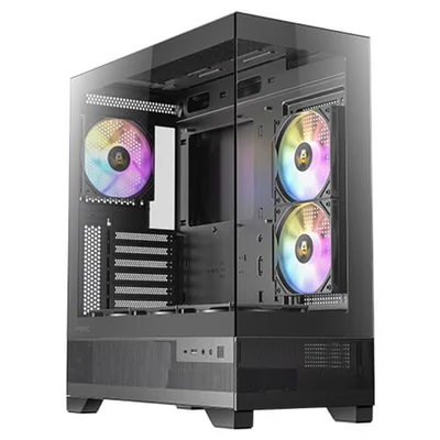 Gabinete Gamer Antec Cx700 RGB Elite Lateral De Vidro Temperado 4mm Atx/micro-atx/itx 6 Fans 120mm R.