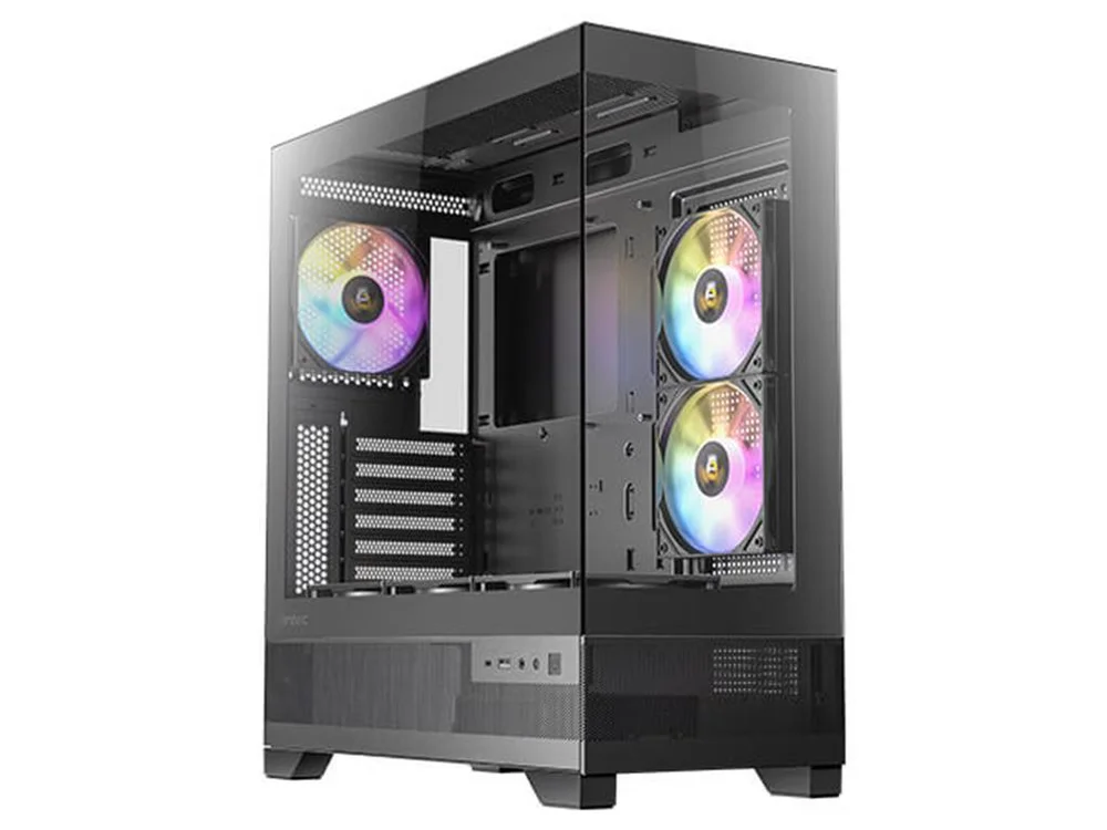 Gabinete Gamer Antec Cx700 RGB Elite Lateral De Vidro Temperado 4mm Atx/micro-atx/itx 6 Fans 120mm R.