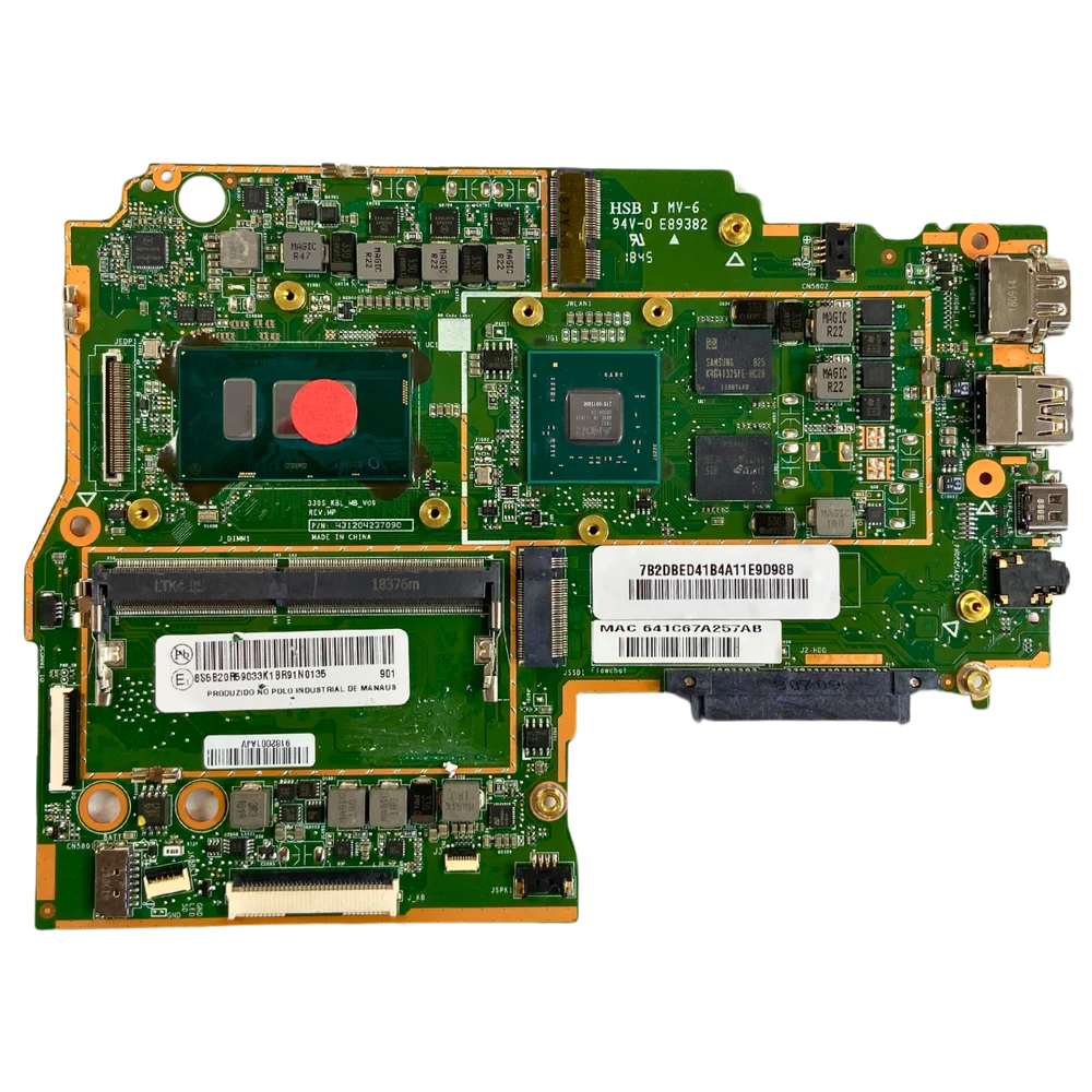 Placa Mãe Lenovo Ideapad 330s Core™ i5 8250u Sucata C/ Video 4