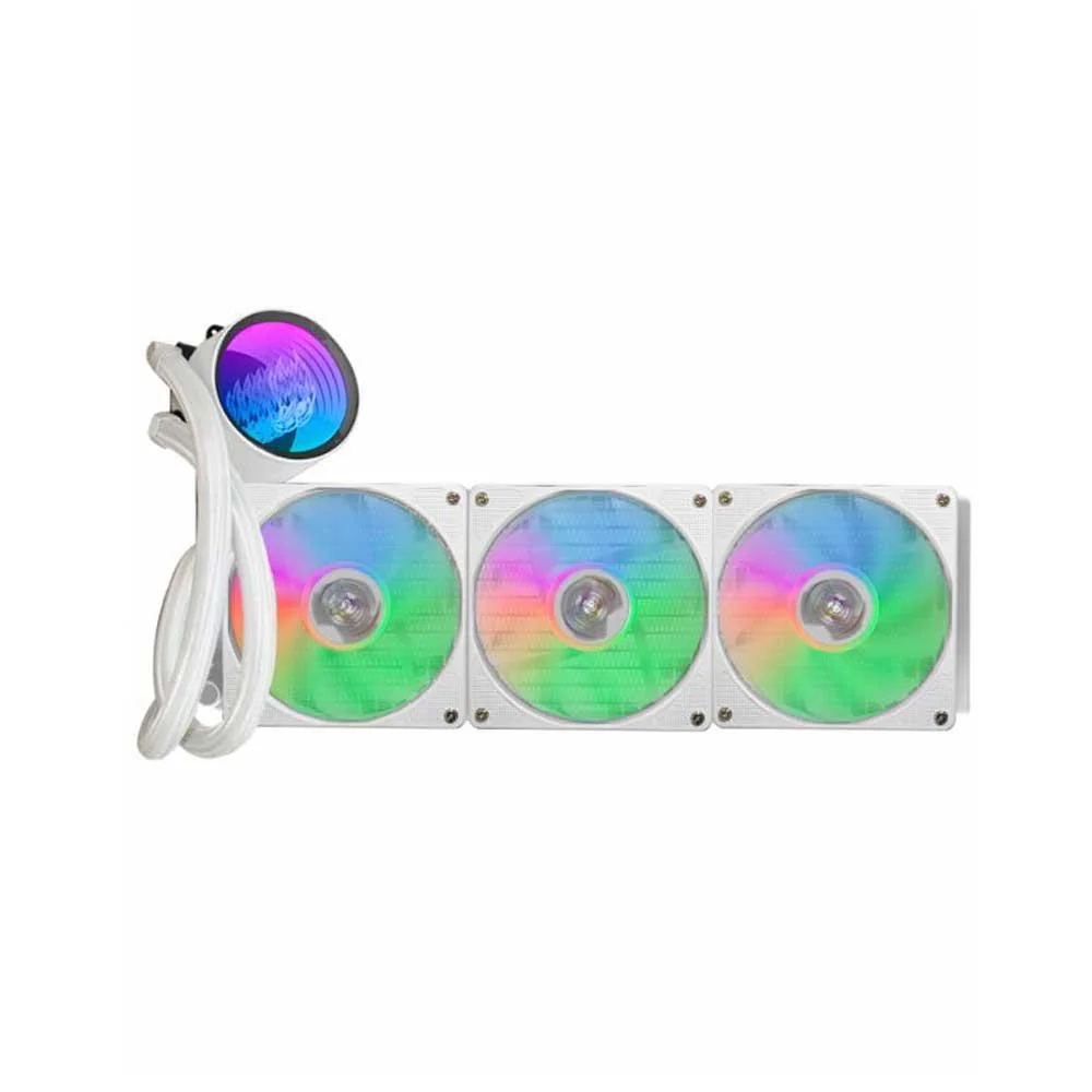 Imagem 3 de 5 do produto Water Cooler Wact K-mex 360mm Intel/amd Multicolor Branco