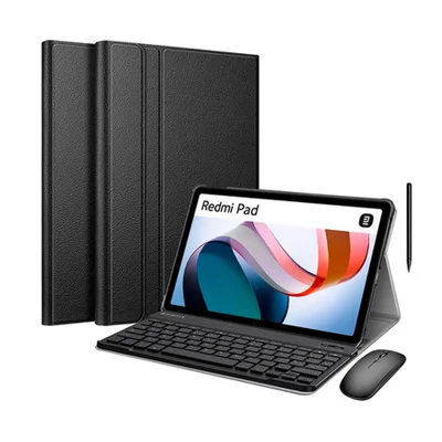 Case Magnética + Teclado Abnt2 + Mouse Para Redmi Pad 10,6.