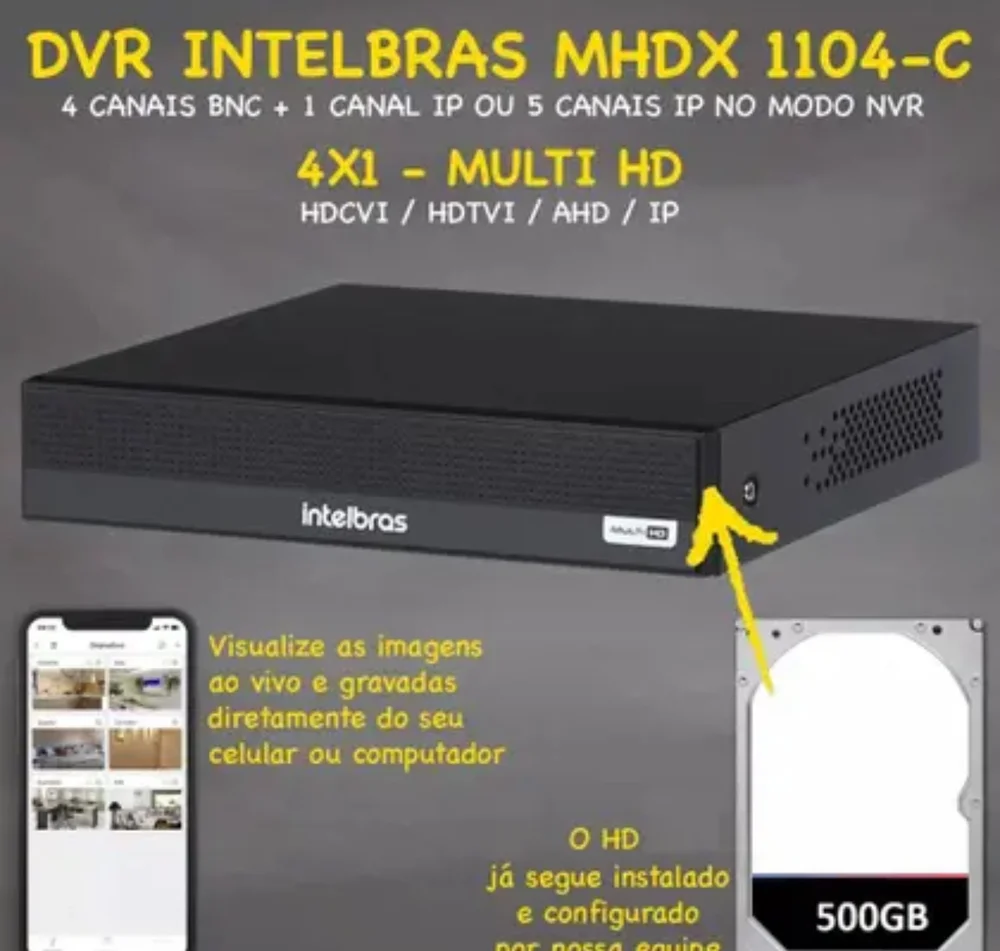 Imagem 2 de 4 do produto Dvr Mhdx 1104-c