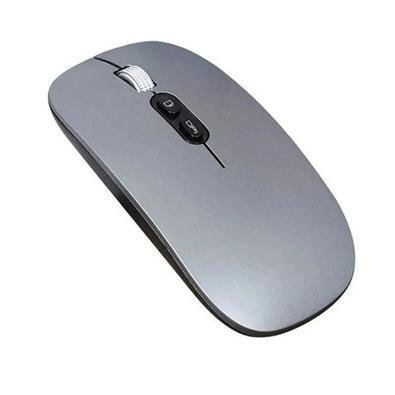 Mouse Recarregável Para Notebook Samsung Chromebook 11.6 Cor Cinza