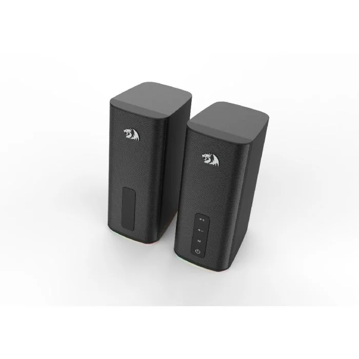 Imagem 4 de 5 do produto Caixa De Som Gamer Redragon Connie Gs814 Iluminação RGB Som Estéreo Usb P2 3.5mm Preto Gs814