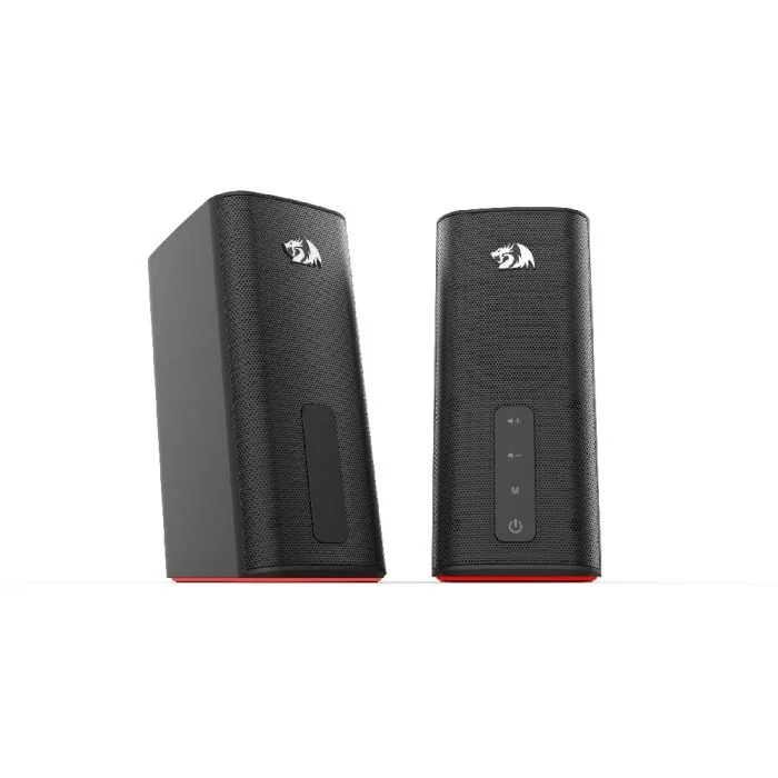 Imagem 5 de 5 do produto Caixa De Som Gamer Redragon Connie Gs814 Iluminação RGB Som Estéreo Usb P2 3.5mm Preto Gs814