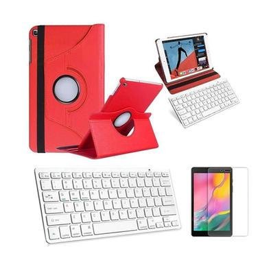Capa/teclado/pel Para Galaxy Tab A8 Sm X200/x205 10,5  Verm