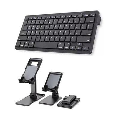 Teclado Bluetooth P/galaxy S8 5g X706 11+sup Apoio Preto