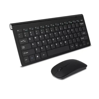 Teclado E Mouse Sem Fio Slim Para Notebook Dell Inspiron