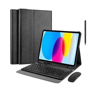 Case Magnética + Mouse + Teclado Para Ipad 10 2022 Tela 10.9