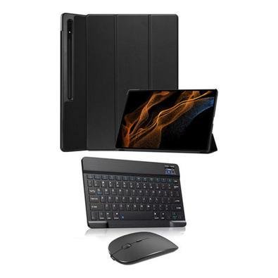 Capa Com Teclado+ Mouse P Tablet Sm Galaxy Tab S8 Ultra 14.6