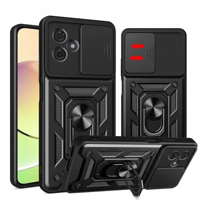 Capa Capinha Case Para Moto G55 - Protetora Resistente Anti Impacto Queda Armadura Militar Cor:preto