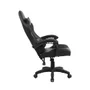 Cadeira Gamer Level, Reclinável, Suporta Até 100kg, Ergonômica, Com Ajuste De Altura, Apoios Lombar E Cervical, Preta - Lv-c01dn