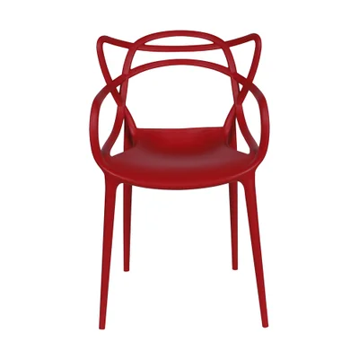 Cadeira Solna De Polipropileno Vermelha - Or Design