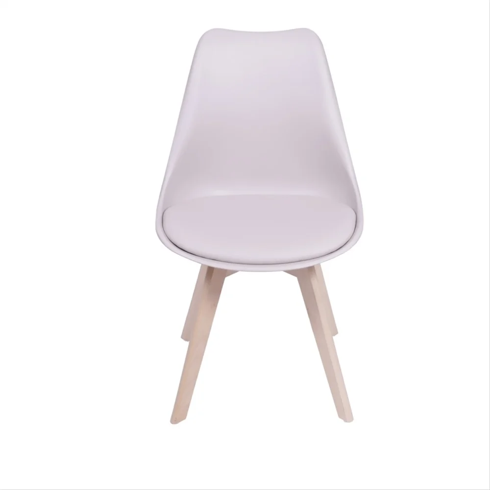 Imagem 3 de 5 do produto Cadeira Eames Saarinen Assento Fendi Madeira