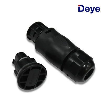 Conector Deye Femea E Endcap Com Tampa