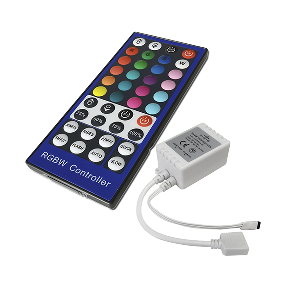 Controle Remoto Taschibra Receptor Rgbw P/ Fita De Led 12v 72w Infravermelho.