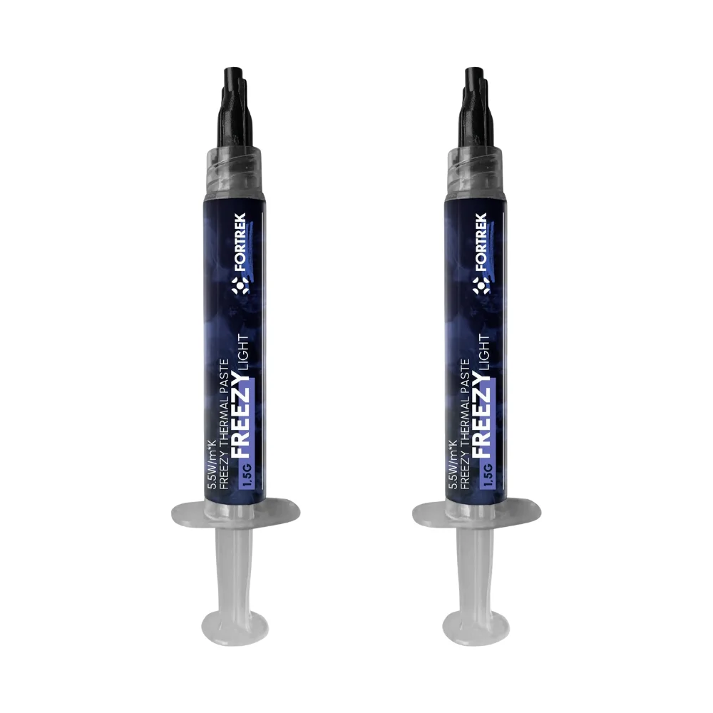Imagem 2 de 2 do produto Pasta Térmica Fortrek Freezy Light 1,5g 5,5w/mk Cinza/prata