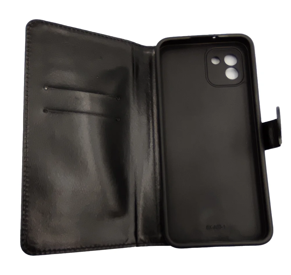 Imagem 3 de 3 do produto Capinha Capa Compatível Com Samsung Galaxy A03 A035 Tela 6.5 Carteira Lisa Flip Case