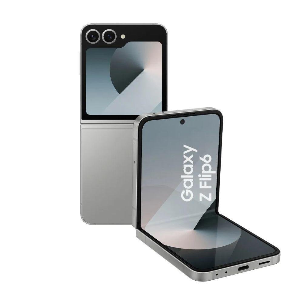 Celular Samsung Galaxy Z Flip6 5g, 512gb, 12gb Ram, Tela 6.7”, Câm. Dupla + Selfie 50mp, Galaxy Ai Cinza
