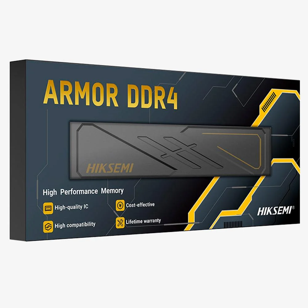Imagem 3 de 5 do produto Memoria 16gb Ddr4 Hiksemi Armor 3200mhz Preta