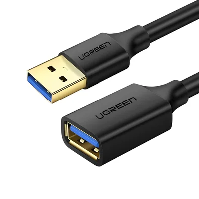 Cabo Usb Ugreen Extensor Usb 3.0 Macho/fêmea 5 M Preto.