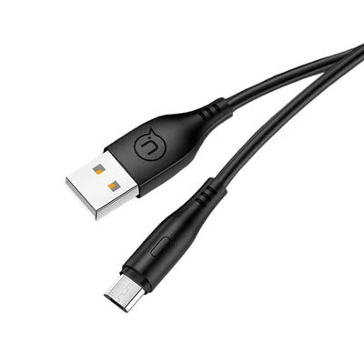 Cabo Usb Usams Usb Tpo A Para Micro Usb 2a 1 Metro Preto