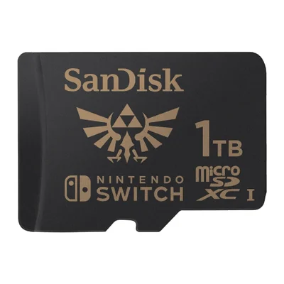 Cartão De Memória Sandisk 1TB Para Nintendo Switch Preto.