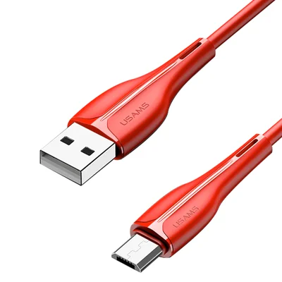 Cabo Usb Usams Usb A Pra Micro Usb Máx. 2a 1 M Vermelho.