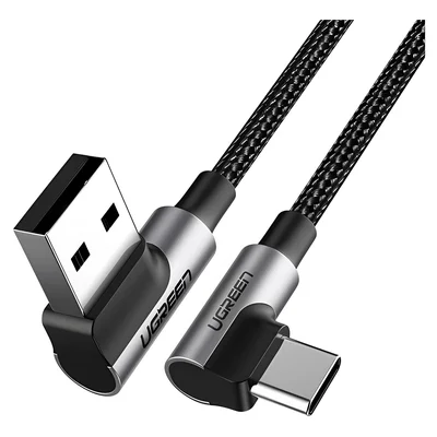Cabo De Dados Angular Ugreen Us176 Usb 2.0 P Usb Tipoc 1m.